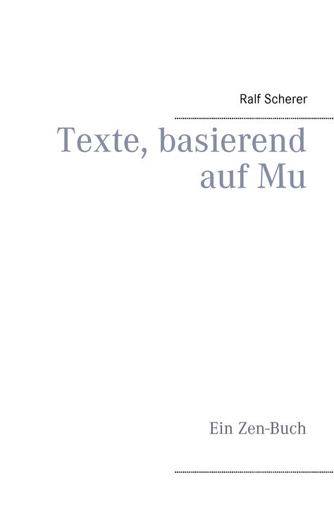 Produktbild: Texte, basierend auf Mu