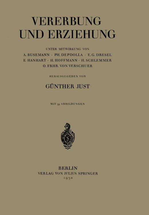 Produktbild: Vererbung und Erziehung
