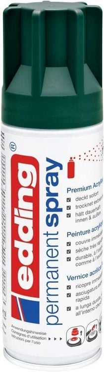 Produktbild: 5200 Permanent Spray, moosgr&uuml;n matt, 200ml Premium Acryllack