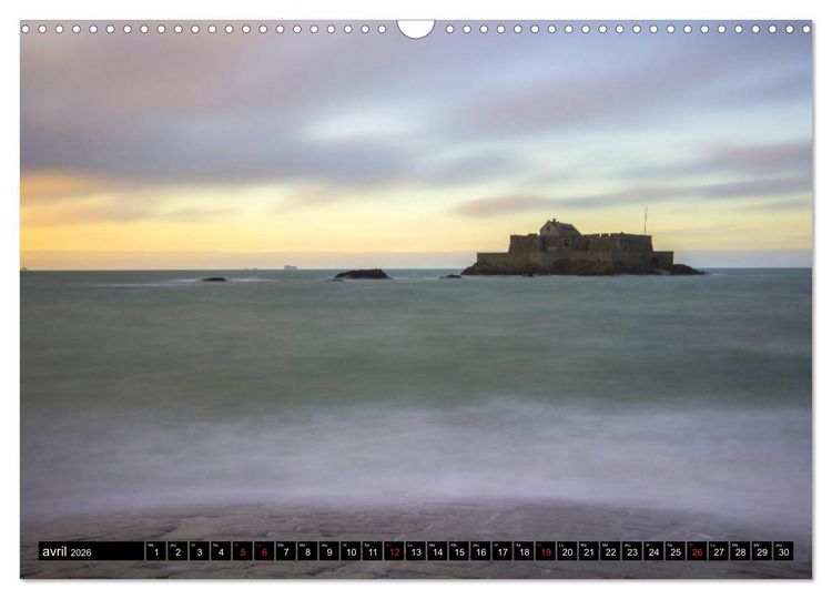 Produktbild: SAINT-MALO, C&ocirc;te d'Emeraude (Calendrier mural 2026 DIN A3 vertical), CALVENDO calendrier mensuel