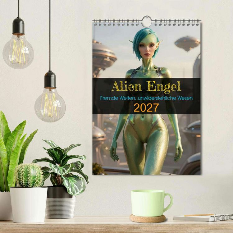 Produktbild: Alien Engel (Wandkalender 2027 DIN A4 hoch), CALVENDO Monatskalender