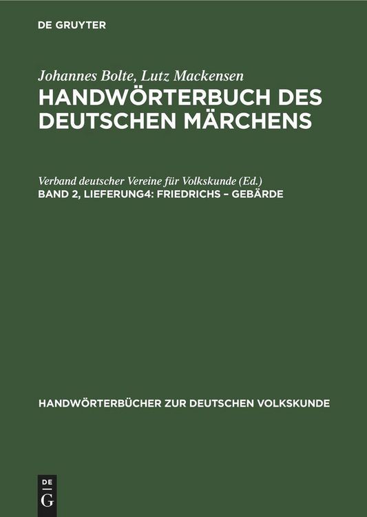 Produktbild: Friedrichs - Geb&auml;rde
