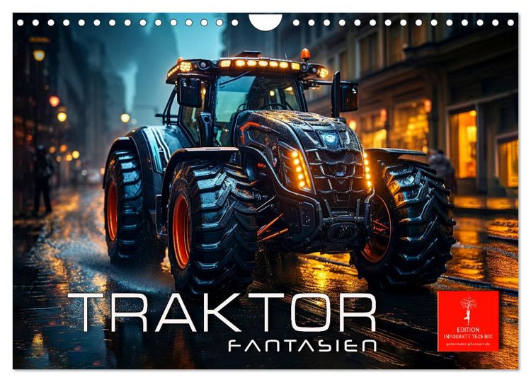 Produktbild: Traktor Fantasien (Wandkalender 2026 DIN A4 quer), CALVENDO Monatskalender