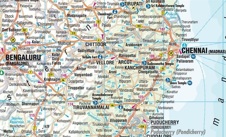 Produktbild: India South 1 : 3 000 000