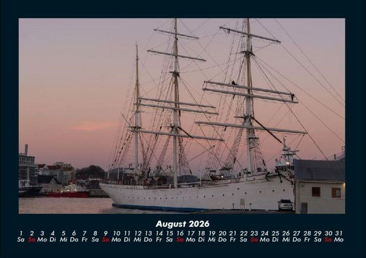 Produktbild: Segelboote 2026 Fotokalender DIN A4