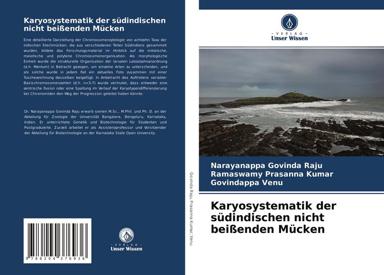 Produktbild: Karyosystematik der s&uuml;dindischen nicht bei&szlig;enden M&uuml;cken