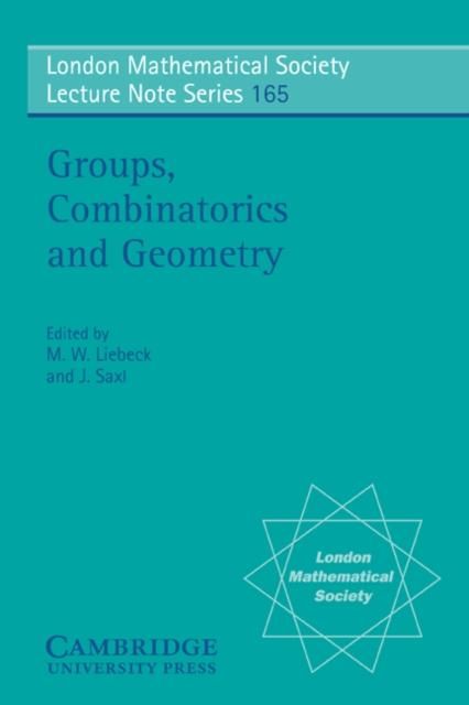 Produktbild: Groups, Combinatorics and Geometry