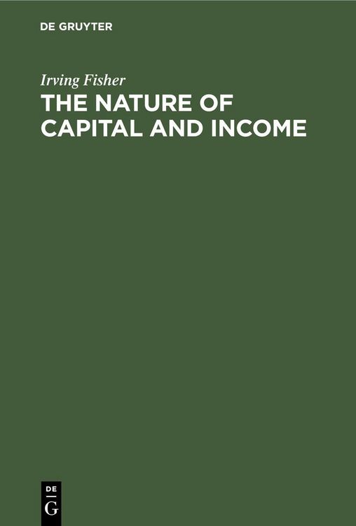 Produktbild: The nature of capital and income