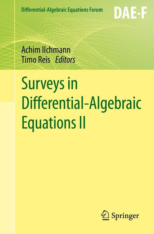 Produktbild: Surveys in Differential-Algebraic Equations II