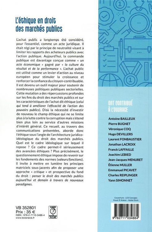 Produktbild: L ethique en droit des marches