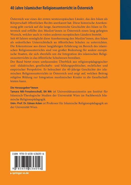 Produktbild: 40 Jahre Islamischer Religionsunterricht in &Ouml;sterreich