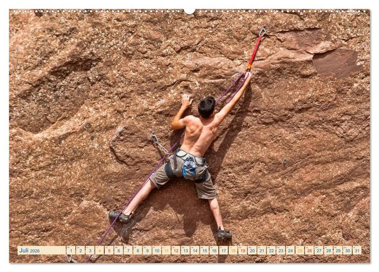 Produktbild: Bergsteigen und Klettern (hochwertiger Premium Wandkalender 2026 DIN A2 quer), Kunstdruck in Hochglanz