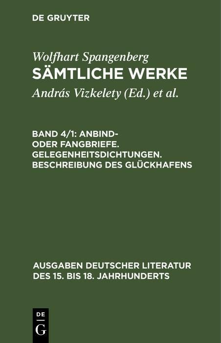 Produktbild: Anbind- oder Fangbriefe. Gelegenheitsdichtungen. Beschreibung des Gl&uuml;ckhafens