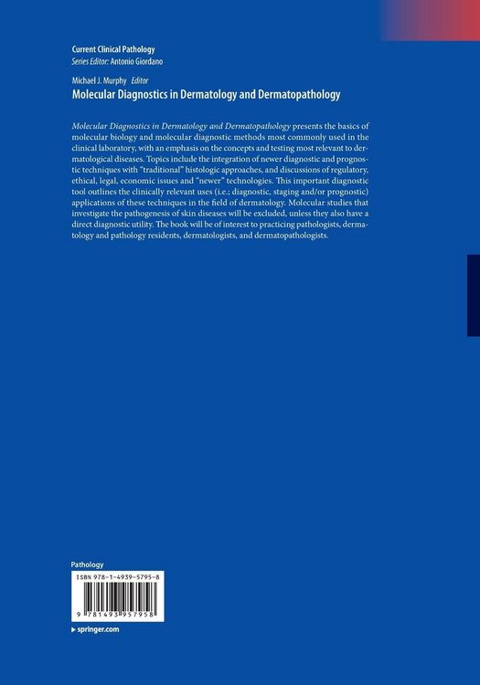 Produktbild: Molecular Diagnostics in Dermatology and Dermatopathology
