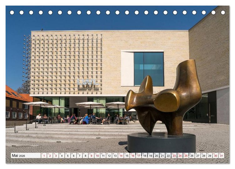 Produktbild: Lebenswertes M&uuml;nster (Tischkalender 2026 DIN A5 quer), CALVENDO Monatskalender