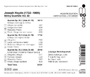 Produktbild: String Quartets Vol. 22