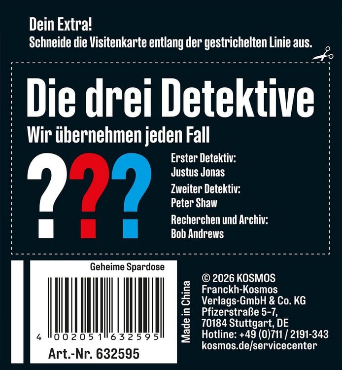 Produktbild: Die drei ??? - Geheime Spardose