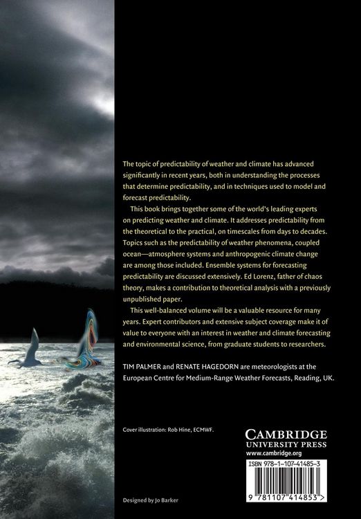 Produktbild: Predictability of Weather and Climate
