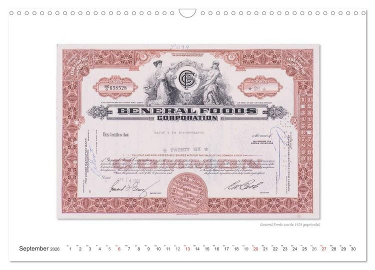Produktbild: Aktien & Wertpapiere (Wandkalender 2026 DIN A3 quer), CALVENDO Monatskalender