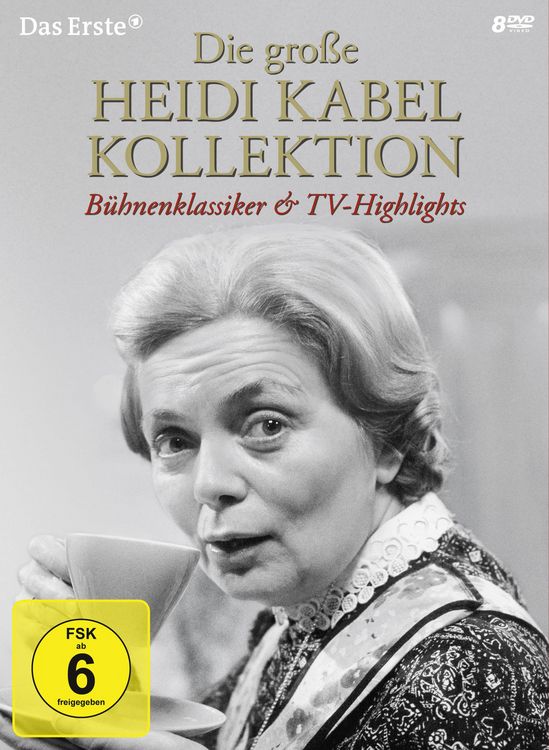 Produktbild: Die gro&szlig;e Heidi Kabel Kollektion - B&uuml;hnenklassiker & TV-Highlights [8 DVDs]