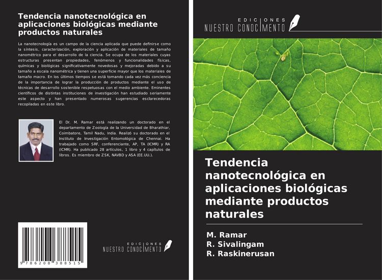 Produktbild: Tendencia nanotecnol&oacute;gica en aplicaciones biol&oacute;gicas mediante productos naturales