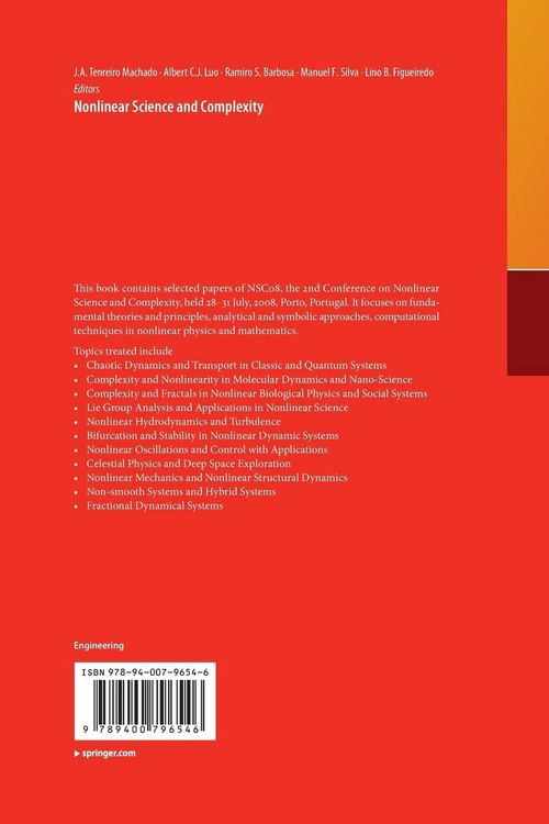 Produktbild: Nonlinear Science and Complexity