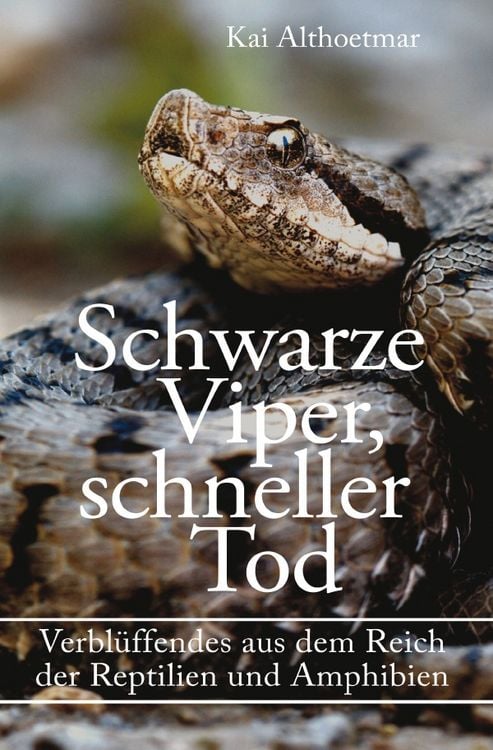 Produktbild: Schwarze Viper, schneller Tod. Verbl&uuml;ffendes aus dem Reich der Reptilien und Amphibien
