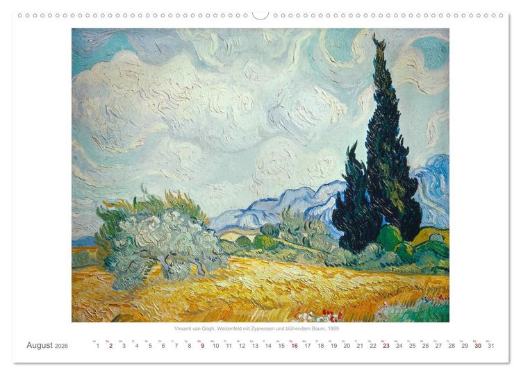 Produktbild: Klassische Moderne 2026 - Mit Kunst durchs Jahr (Wandkalender 2026 DIN A2 quer), CALVENDO Monatskalender