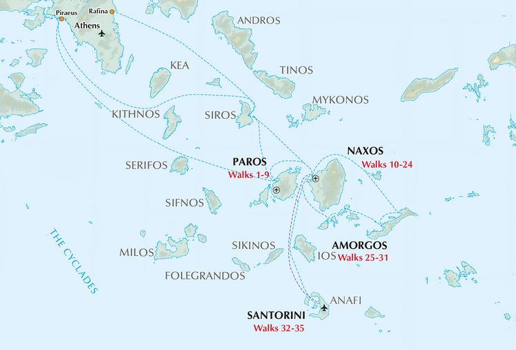 Produktbild: Walking on the Greek Islands - the Cyclades
