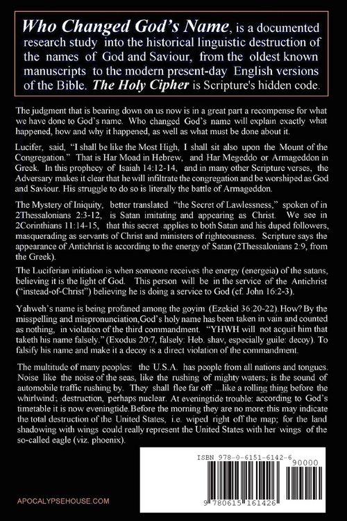 Produktbild: The Holy Cipher