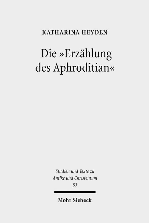 Produktbild: Die "Erz&auml;hlung des Aphroditian"