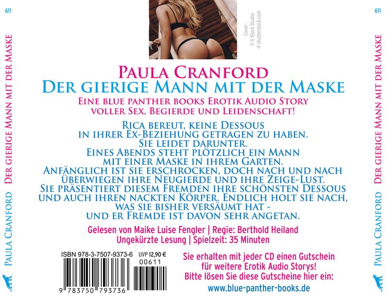 Produktbild: Der gierige Mann mit der Maske | Erotik Audio Story | Erotisches Hörbuch Audio-CD