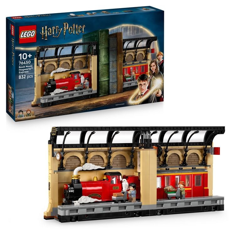 Produktbild: 76450 LEGO® HARRY POTTER™ Buchstütze: Hogwarts Express