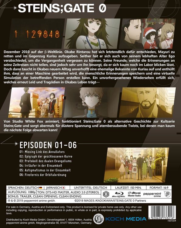 Produktbild: Steins;Gate 0 Vol. 1
