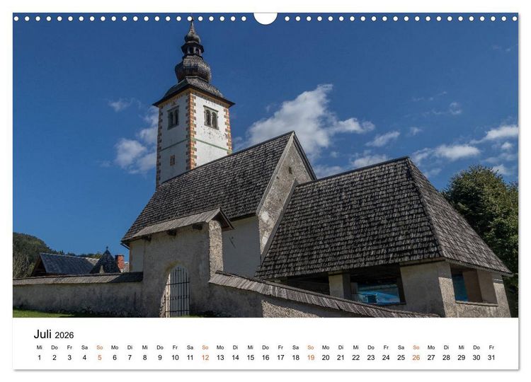 Produktbild: Oberkrain und Triglav-Nationalpark (Wandkalender 2026 DIN A3 quer), CALVENDO Monatskalender