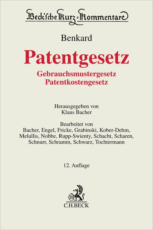 Produktbild: Patentgesetz. PatG