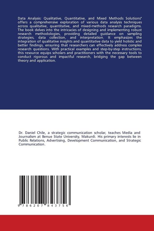 Produktbild: Data Analysis: Qualitative, Quantitative and Mixed Methods Solutions