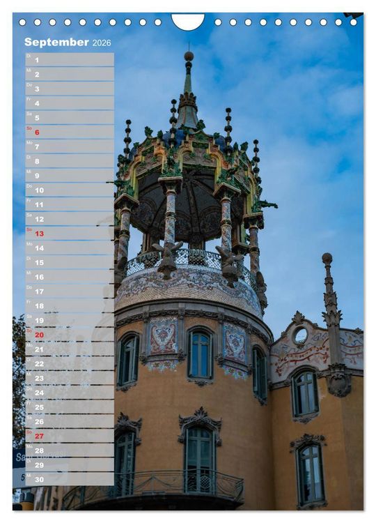 Produktbild: Barcelona - Eine St&auml;dtereise (Wandkalender 2026 DIN A4 hoch), CALVENDO Monatskalender
