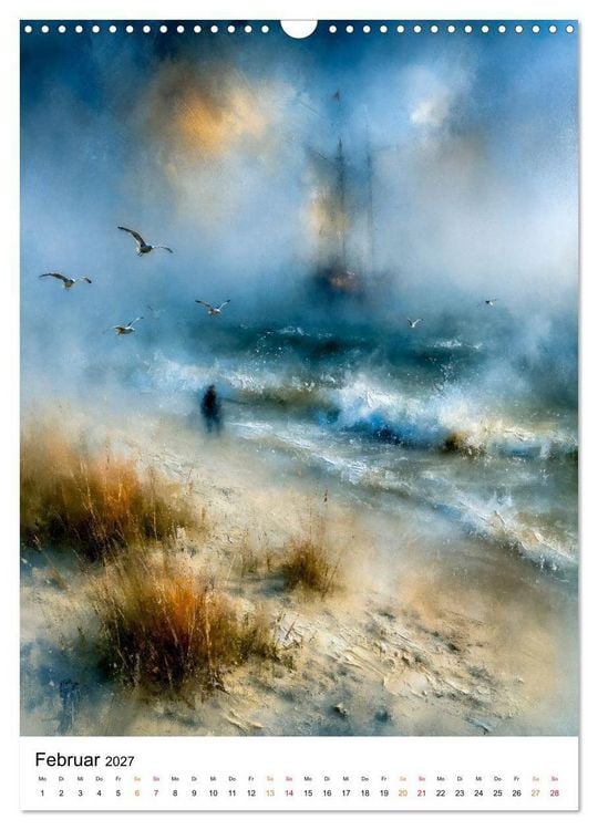 Produktbild: K&uuml;stenzauber - Nordische Impressionen (Wandkalender 2027 DIN A3 hoch), CALVENDO Monatskalender