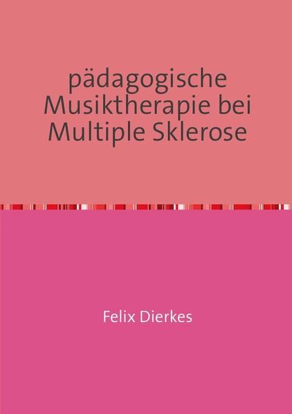 Produktbild: p&auml;dagogische Musiktherapie bei multipler Sklerose