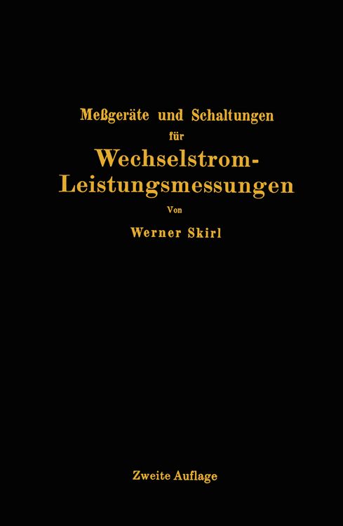 Produktbild: Me&szlig;ger&auml;te und Schaltungen f&uuml;r Wechselstrom-Leistungsmessungen