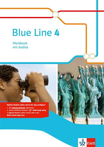 Produktbild: Blue Line 4. Workbook mit Audios Klasse 8. Ausgabe 2014