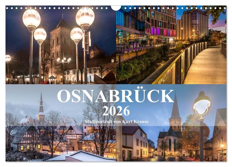 Produktbild: Stadtportrait Osnabr&uuml;ck (Wandkalender 2026 DIN A3 quer), CALVENDO Monatskalender