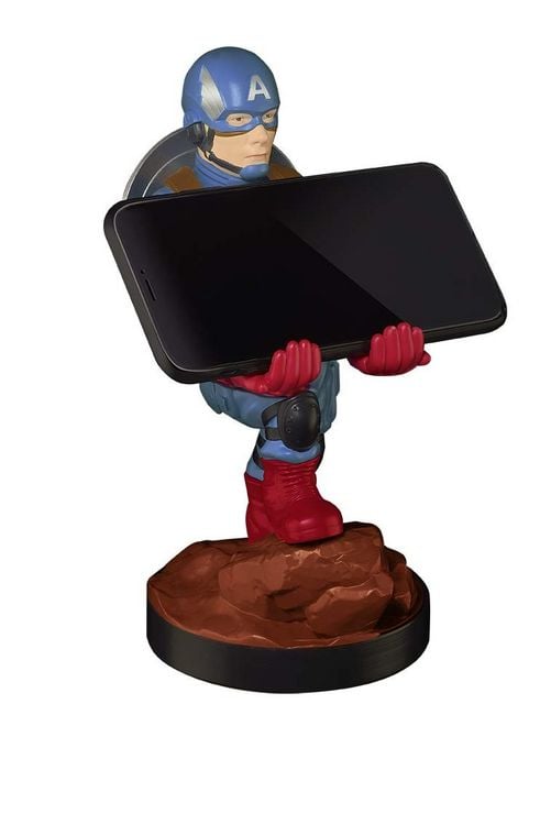 Produktbild: Cable Guy - Marvel: Captain America, St&auml;nder f&uuml;r Controller, Mobiltelefon und Tablets