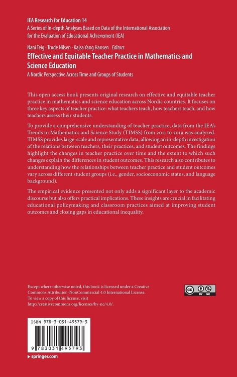 Produktbild: Effective and Equitable Teacher Practice in Mathematics and Science Education