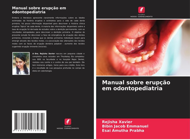 Produktbild: Manual sobre erup&ccedil;&atilde;o em odontopediatria