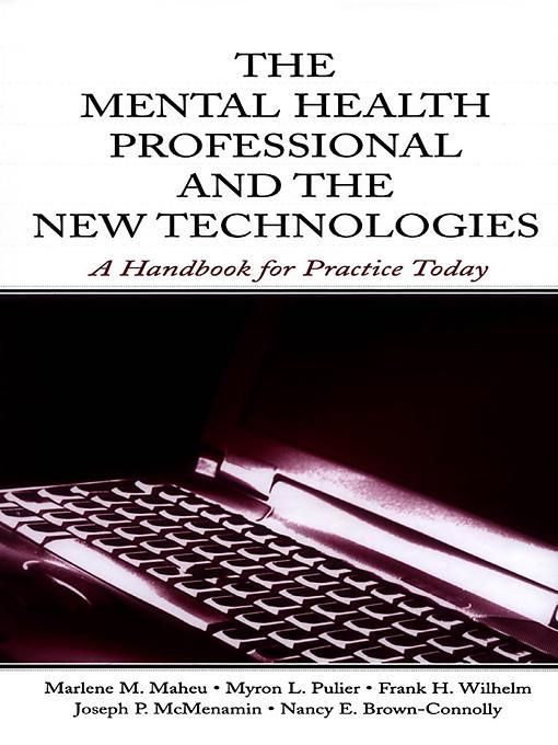 Produktbild: The Mental Health Professional and the New Technologies