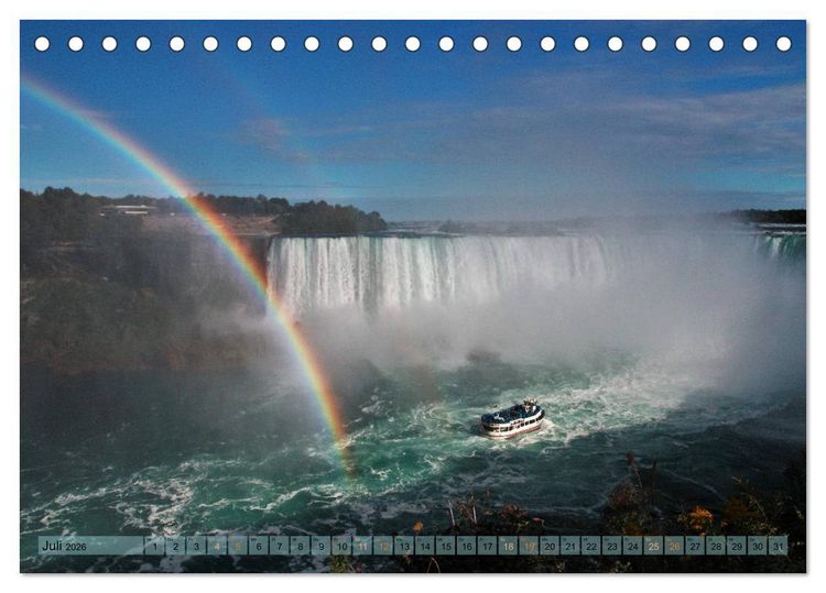 Produktbild: Kanada - short visit (Tischkalender 2026 DIN A5 quer), CALVENDO Monatskalender