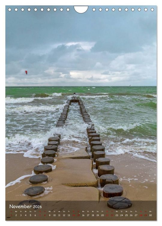 Produktbild: Wunderbare Ostseelandschaft Fischland-Dar&szlig;-Zingst (Wandkalender 2026 DIN A4 hoch), CALVENDO Monatskalender
