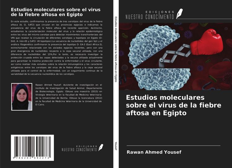 Produktbild: Estudios moleculares sobre el virus de la fiebre aftosa en Egipto